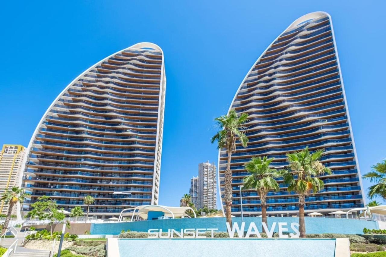 Lujo En Sunset Waves Sauna Tenis Vistas Al Mar Gym * Benidorm